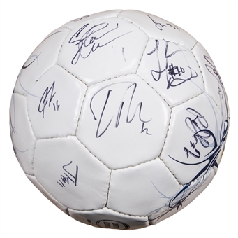 2007-08 LA Galaxy Team Signed Soccer Ball Including David Beckham, Landon Donovan and Juninho (JSA)